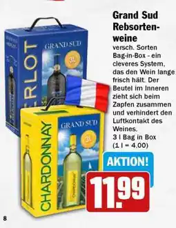 HIT Grand Sud Rebsortenweine Angebot