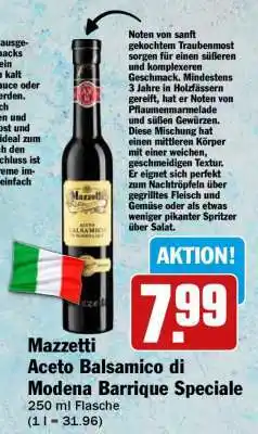 HIT Mazzetti Aceto Balsamico di Modena Barrique Speciale Angebot