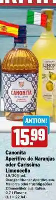 HIT Canonita Aperitivo de Naranjas oder Carissima Limoncello Angebot