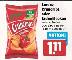 HIT Lorenz Crunchips oder Erdnusslocken Angebot