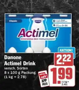 HIT Danone Actimel Drink Angebot