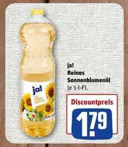 nahkauf ja! Reines Sonnenblumenöl Angebot