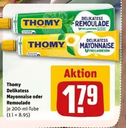 nahkauf Thomy Delikatess Mayonnaise oder Remoulade Angebot