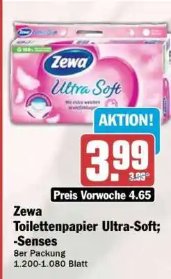 HIT Zewa Toilettenpapier Ultra-Soft -Senses Angebot