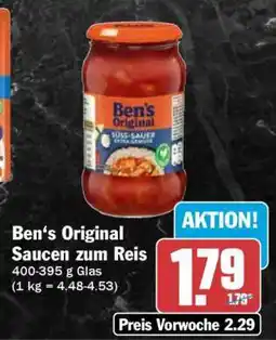 HIT Ben‘s Original Saucen zum Reis Angebot