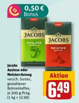 nahkauf Jacobs Auslese oder Meisterröstung Angebot