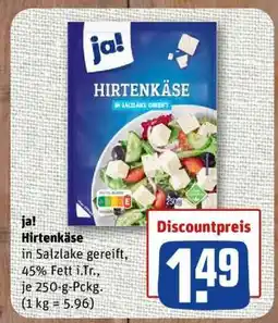 nahkauf ja! Hirtenkäse Angebot