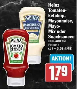 HIT Heinz Tomatenketchup, Mayonnaise, Mayo-Mix oder Snacksaucen Angebot