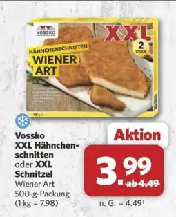 Combi Vossko XXL Hähnchenschnitten oder XXL Schnitzel Angebot