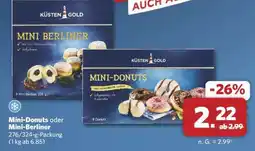 Combi Mini-Donuts oder Mini-Berliner Angebot