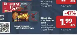 Combi KitKat, Lion oder Smarties Minis Angebot