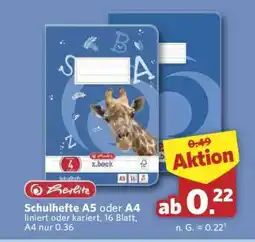 Combi Schulhefte A5 oder A4 Angebot