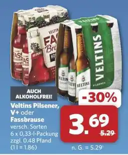 Combi Veltins Pilsener, V+ oder Fassbrause Angebot