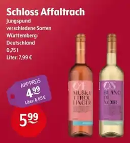 Getränke Hoffmann Schloss Affaltrach Jungspund Angebot