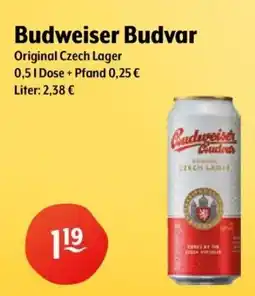 Getränke Hoffmann Budweiser Budvar Original Czech Lager Angebot