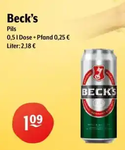 Getränke Hoffmann Beck's Pils Angebot
