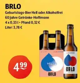 Getränke Hoffmann BRLO Geburtstags-Bier Hell oder Alkoholfrei 60 Jahre Getränke-Hoffmann Angebot