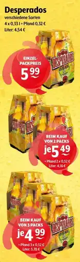 Getränke Hoffmann Desperados Angebot