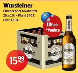 Getränke Hoffmann Warsteiner Pilsener oder Alkoholfrei Angebot