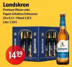 Getränke Hoffmann Landskron Premium Pilsner oder Pupen-Schultzes Schwarzes Angebot