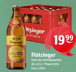 Getränke Hoffmann Flötzinger Hell oder Hell Alkoholfrei Angebot