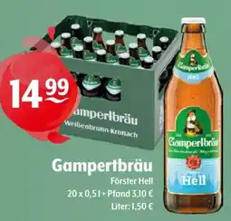 Getränke Hoffmann Gampertbräu Förster Hell Angebot