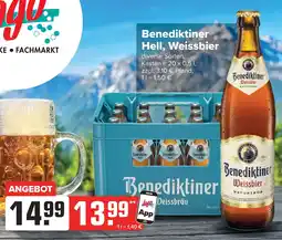 Getränke Heurich Benediktiner Hell, Weissbier Angebot