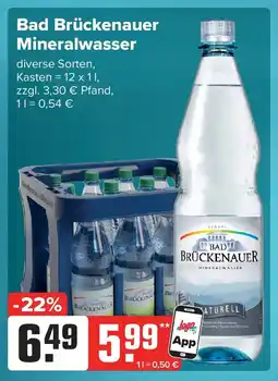 Getränke Heurich Bad Brückenauer Mineralwasser Angebot