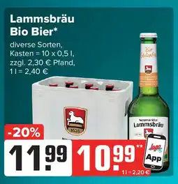 Getränke Heurich Lammsbräu Bio Bier Angebot