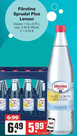 Getränke Heurich Förstina Sprudel Plus Lemon Angebot