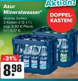 Getränke Heurich Azur Mineralwasser Angebot