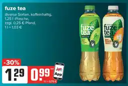 Getränke Heurich fuze tea Angebot