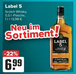 Getränke Heurich Label 5 Scotch Whisky Angebot