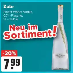 Getränke Heurich Zubr Finest Wheat Vodka Angebot