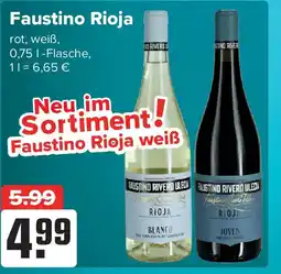 Getränke Heurich Faustino Rioja rot, weiß Angebot