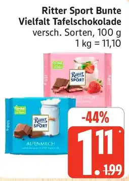 Marktkauf Ritter Sport Bunte Vielfalt Tafelschokolade Angebot