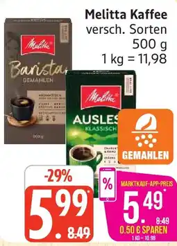Marktkauf Melitta Kaffee Angebot
