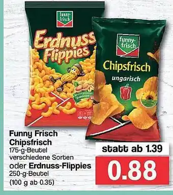 Famila Nord West Funny Frisch Chipsfrisch Oder Erdnuss Flippies Angebot