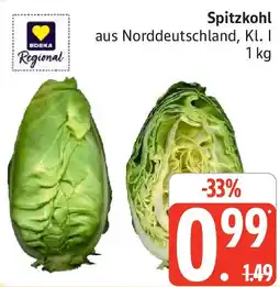 Marktkauf Spitzkohl Angebot