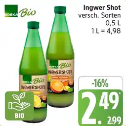 Marktkauf EDEKA BIO Ingwer Shot Angebot