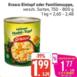Marktkauf Erasco Eintopf oder Familiensuppe Angebot