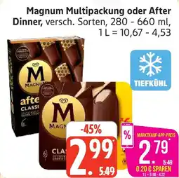 Marktkauf Magnum Multipackung oder After Dinner Angebot