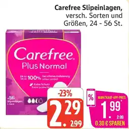 Marktkauf Carefree Slipeinlagen Angebot