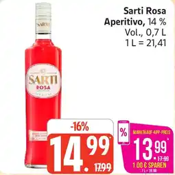 Marktkauf Sarti Rosa Aperitivo Angebot