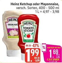 Marktkauf Heinz Ketchup oder Mayonnaise Angebot