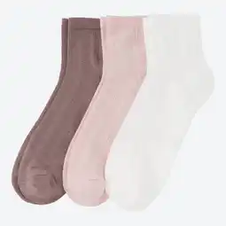 NKD Damen-Kurzschaftsocken mit Lochstruktur, 3er-Pack Angebot