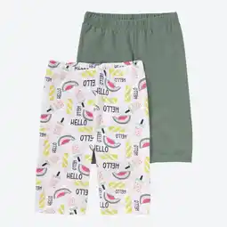 NKD Kinder-Mädchen-Radlerhose mit hohem Baumwollanteil, 2er-Pack Angebot