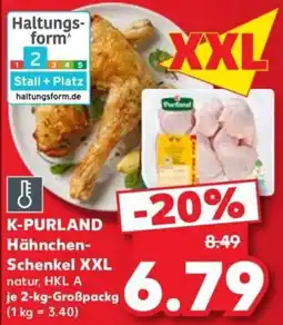 Kaufland K-PURLAND Hähnchen-Schenkel XXL Angebot