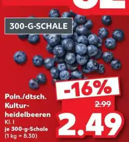 Kaufland Poln./dtsch. Kultur-heidelbeeren Angebot