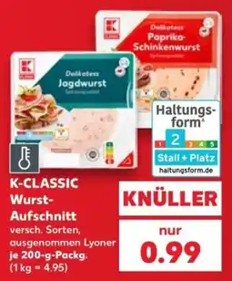Kaufland K-CLASSIC Wurst-Aufschnitt Angebot